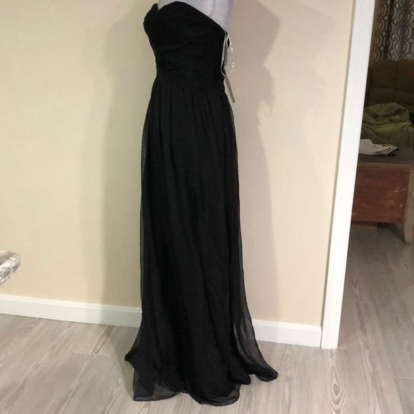 Madelyn Black Silky Chiffon - Picture 3 of 9